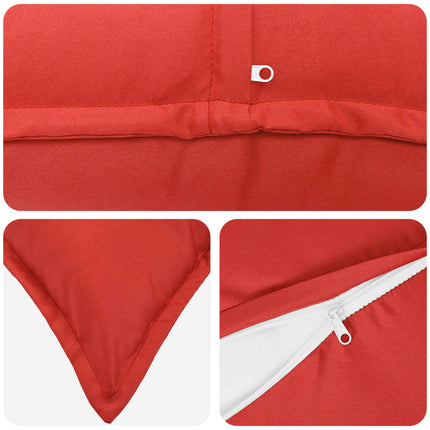 Pude med pude HOUTEN 6 stk. Rød Polyester