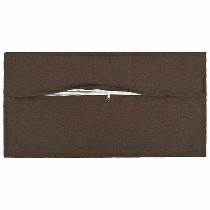Pude med pude HOUTEN 2 stk. Gråbrun Faux Linned