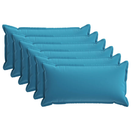 Pude med pude HOUTEN 6 stk. Lyseblå Polyester