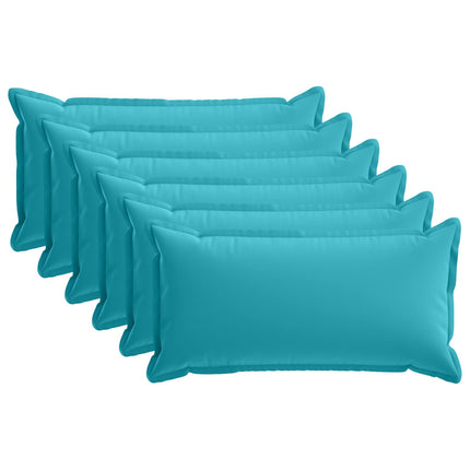 Pude med pude HOUTEN 6 stk. Turkis Polyester