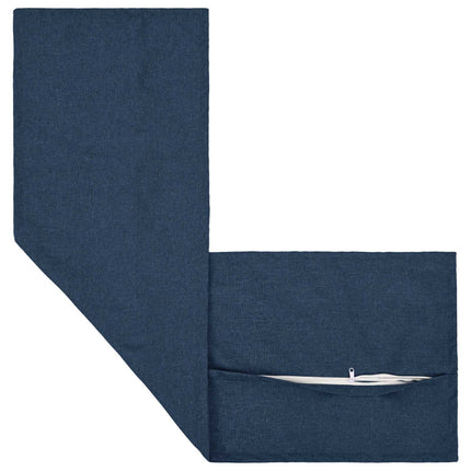 Pude med pude HOUTEN Blå 40 x 145 cm Faux Linned