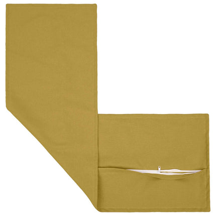 Pude med pude HOUTEN 2 stk. Lys grøn Faux Linned
