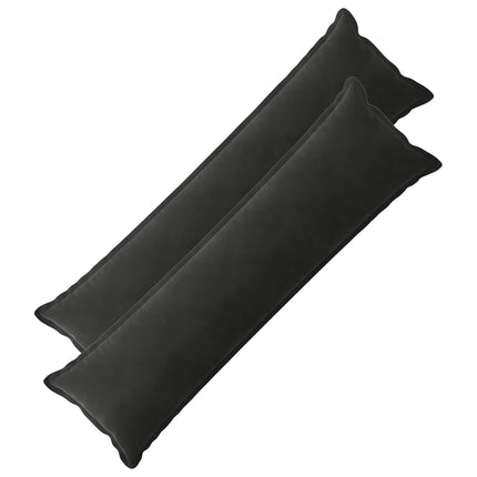 Pude med pude HOUTEN 2 stk. Sort Fløjl
