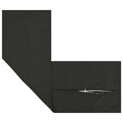 Pude med pude HOUTEN 2 stk. Sort Polyester