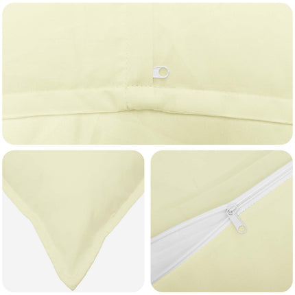 Pude med pude HOUTEN 2 stk. Cremefarvet Polyester