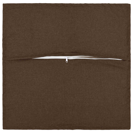 Pude med pude HOUTEN 6 stk. Brun Faux Linned