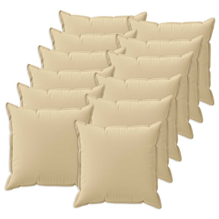 Pude med pude HOUTEN 12 stk. Beige Polyester