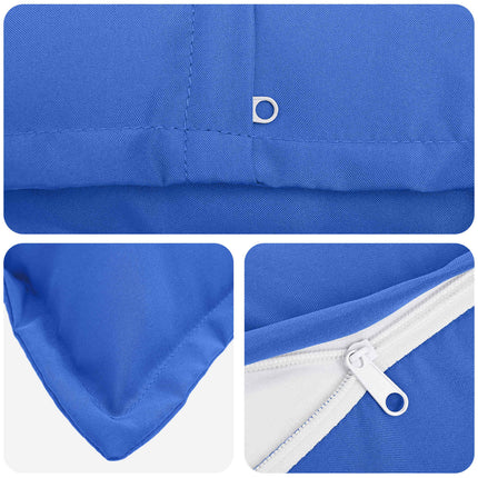 Pude med pude HOUTEN 6 stk. Kongelig blå Polyester