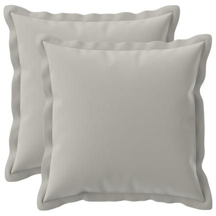 Pude med pude HOUTEN 2 stk. Grå Polyester
