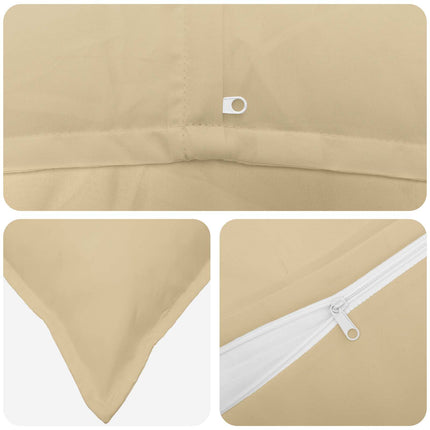 Pude med pude HOUTEN 12 stk. Beige Polyester