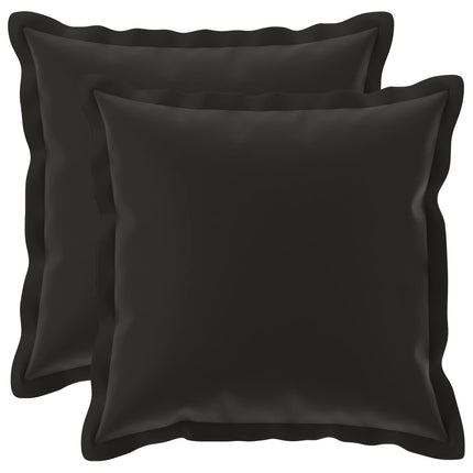 Pude med pude HOUTEN 2 stk. Sort Polyester