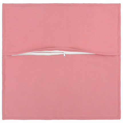 Pude med pude HOUTEN 2 stk. Lyserød Faux Linned