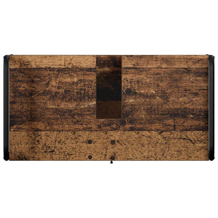Badeværelsesskabsæt 3 stk. Gammelt træ 40 x 36 x 200,5 cm