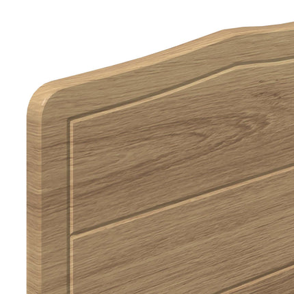 Bed Frame with Storage and Headboard Artisan Oak 160 x 200 cm