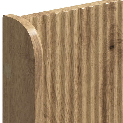 Sengestel med opbevaring og hovedgærde Artisan Oak 90 x 200 cm