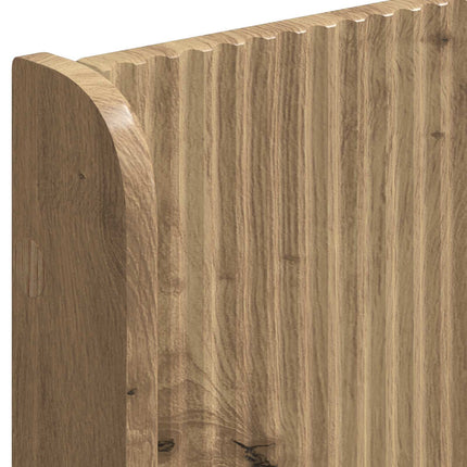 Sengestel med opbevaring og hovedgærde Artisan Oak 90 x 200 cm