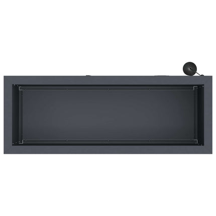 Plantekasse med LED Antracit 30 x 80 x 30 cm Stål