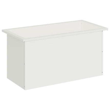 Plantekasse med LED Hvid 40 x 80 x 40 cm Stål