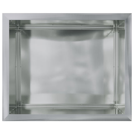 Plantekasse med LED 2 stk. Sølv 50 x 60 x 48 cm