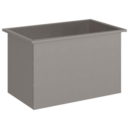 Plantekasse med LED Rusten 50 × 80 × 48 cm Cortenstål