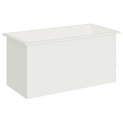 Plantekasse med LED Hvid 50 × 100 × 48 cm Stål