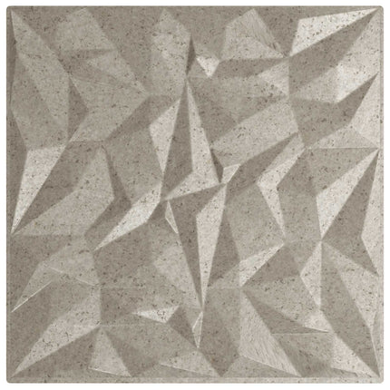 Vægpaneler 48 stk. 50 x 50 cm Amethyst Beton XPS Skum