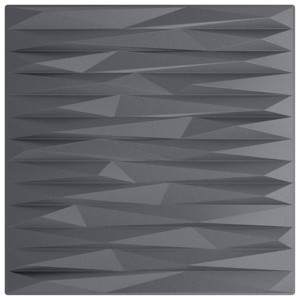 Vægpaneler 48 stk. 50 x 50 cm Sten grå XPS Skum
