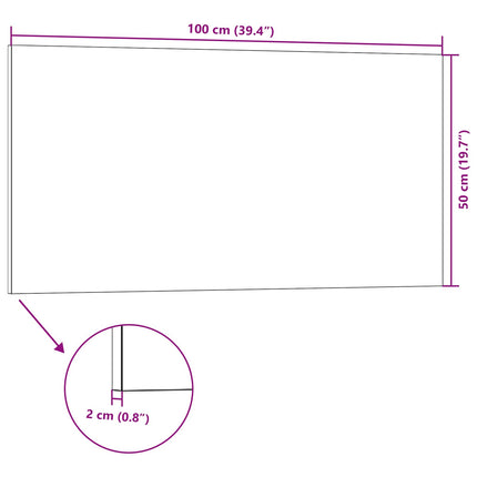 Vægpaneler 10 stk. 100 x 50 cm Rød EPS Skum