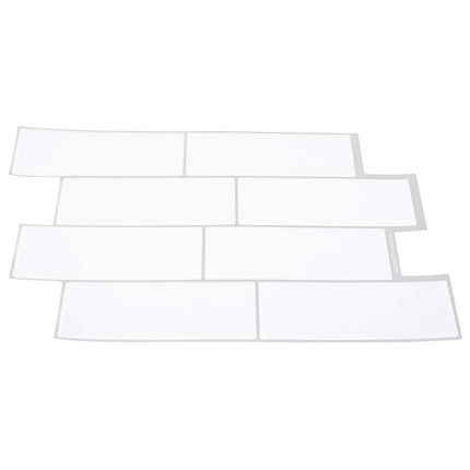 Subway flise 20 pcs Hvid grå 29 x 21 cm Polyurethan og PET