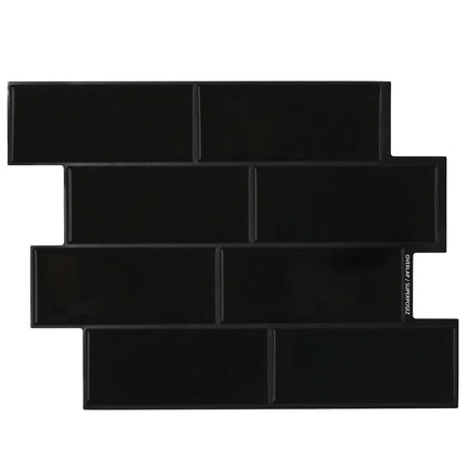 Subway flise 50 pcs Sort 29 x 21 cm Polyurethan og PET