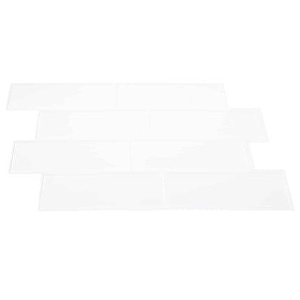 Subway flise 10 pcs Hvid 29 x 21 cm Polyurethan og PET