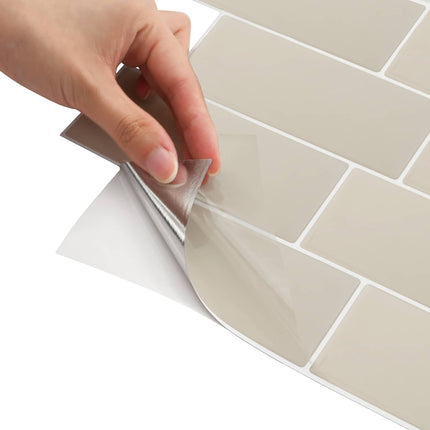 Subway flise 50 pcs Beige 29 x 21 cm Polyurethan og PET