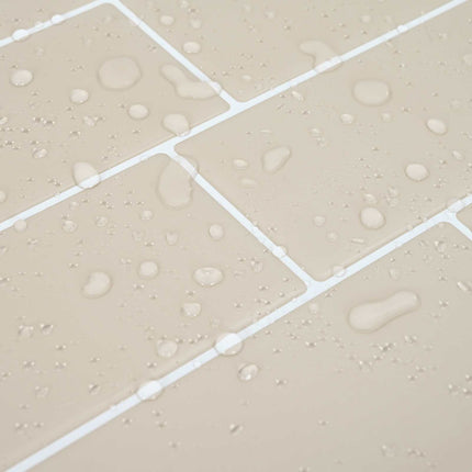 Subway flise 50 pcs Beige 29 x 21 cm Polyurethan og PET