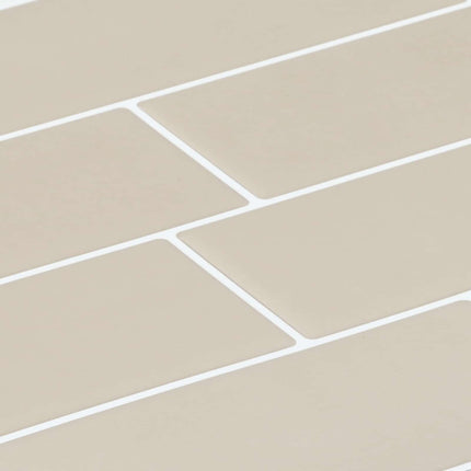 Subway flise 50 pcs Beige 29 x 21 cm Polyurethan og PET
