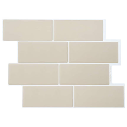 Subway flise 50 pcs Beige 29 x 21 cm Polyurethan og PET