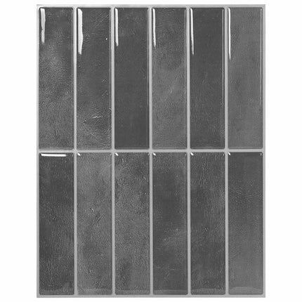Rektangulær flise 10 pcs Grå 29 x 23 x 0,08 cm