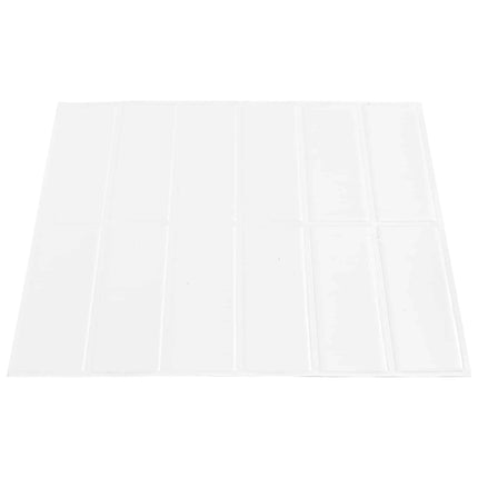 Rektangulær flise 10 pcs Hvid 29 x 23 x 0,08 cm