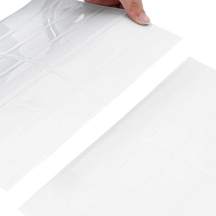 Rektangulær flise 20 pcs Hvid 29 x 23 x 0,08 cm