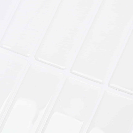 Rektangulær flise 20 pcs Hvid 29 x 23 x 0,08 cm