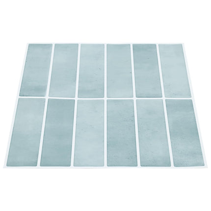 Rektangulær flise 10 pcs Grågrøn 29 x 23 x 0,08 cm