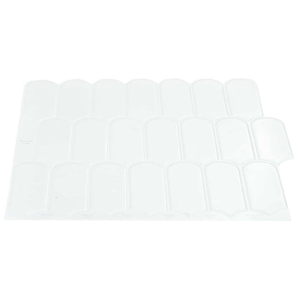 Fjerflise 20 pcs Hvid 30 x 30 cm Polyurethan og PET