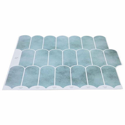 Fjerflise 50 pcs Grøn 30 x 30 cm Polyurethan og PET