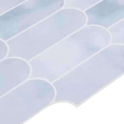 Fjerflise 20 pcs Lyseblå 30 x 30 cm Polyurethan og PET
