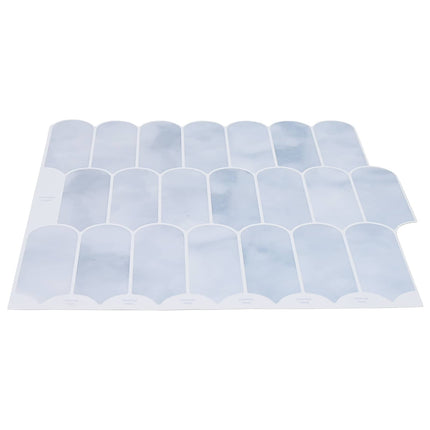 Fjerflise 50 pcs Lyseblå 30 x 30 cm Polyurethan og PET