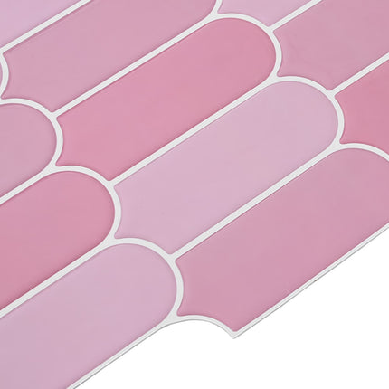 Fjerflise 50 pcs Lyserød 30 x 30 cm Polyurethan og PET