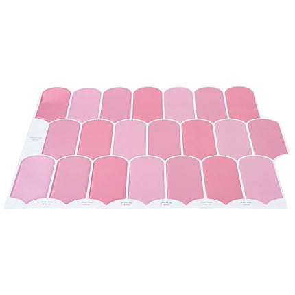 Fjerflise 50 pcs Lyserød 30 x 30 cm Polyurethan og PET