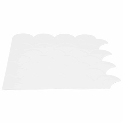 Fiskeskala Flise 10 pcs Hvid 30 x 30 cm Polyurethan og PET