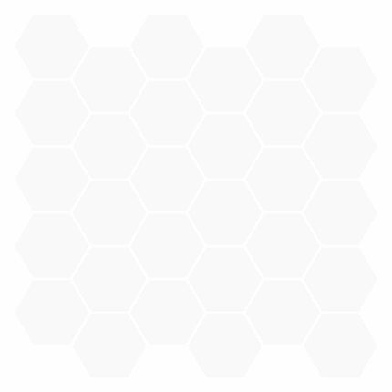 Hexagon flise 10 pcs Hvid 30 x 30 cm Polyurethan og PET