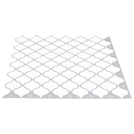Lanturn Flise 10 pcs Hvid 27 x 27 cm Polyurethan og PET