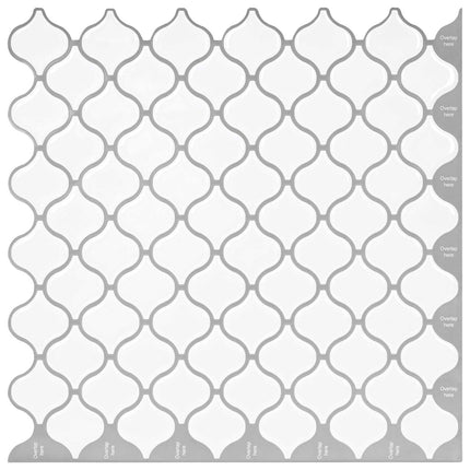 Lanturn Flise 50 pcs Hvid 27 x 27 cm Polyurethan og PET
